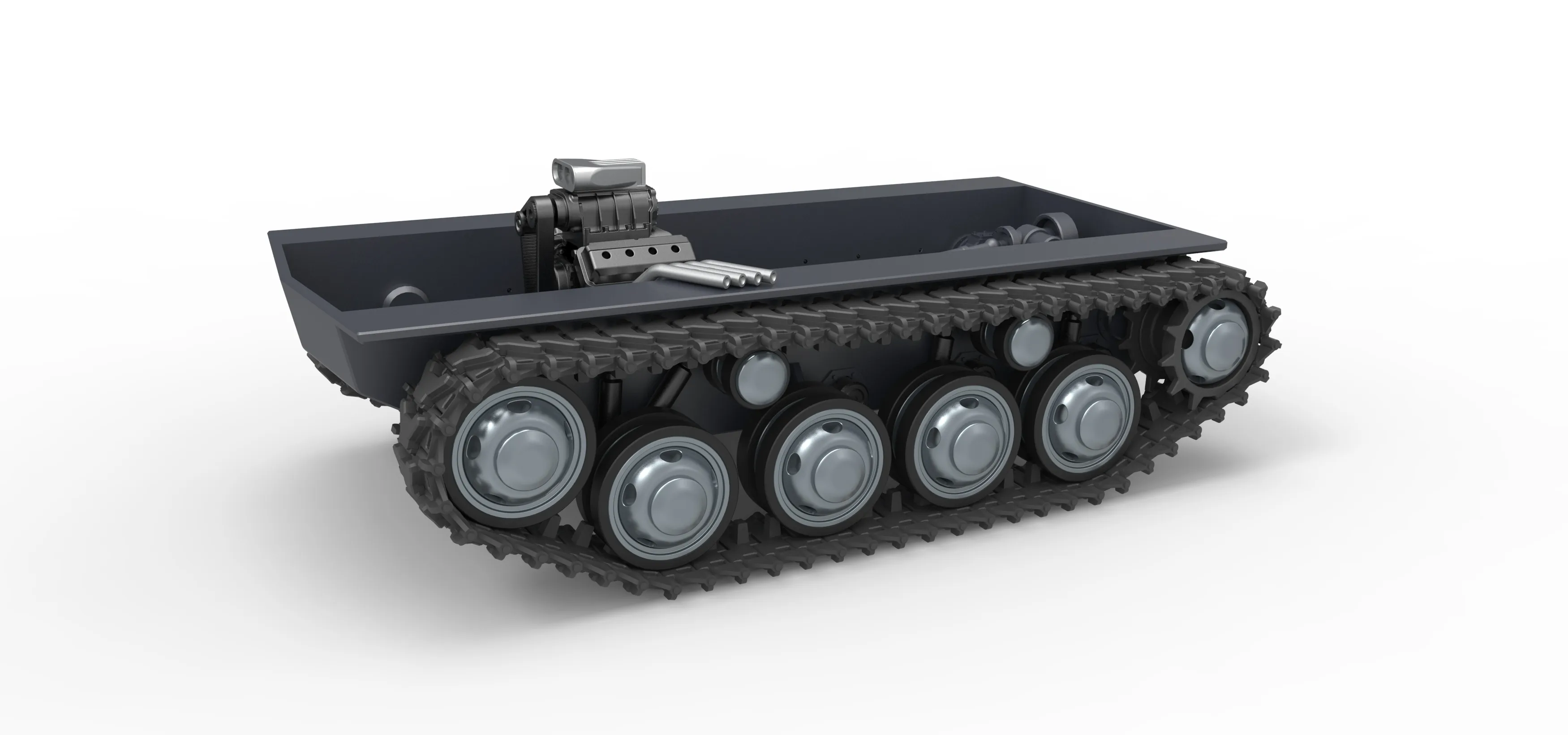 Vintage Monster tank Base Version 3 Ölçek 1:25