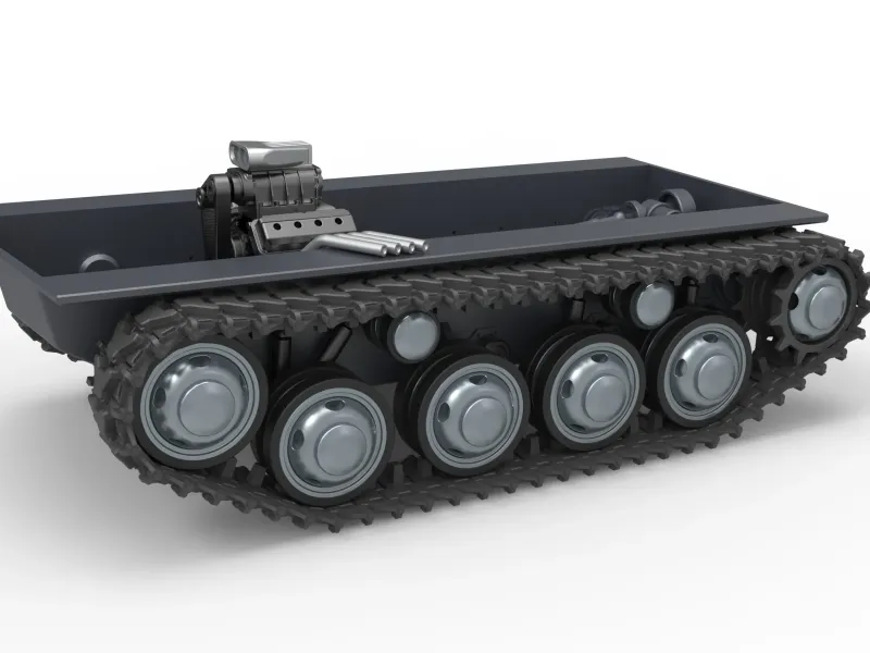 Vintage Monster tank Base Version 3 Scale 1:25