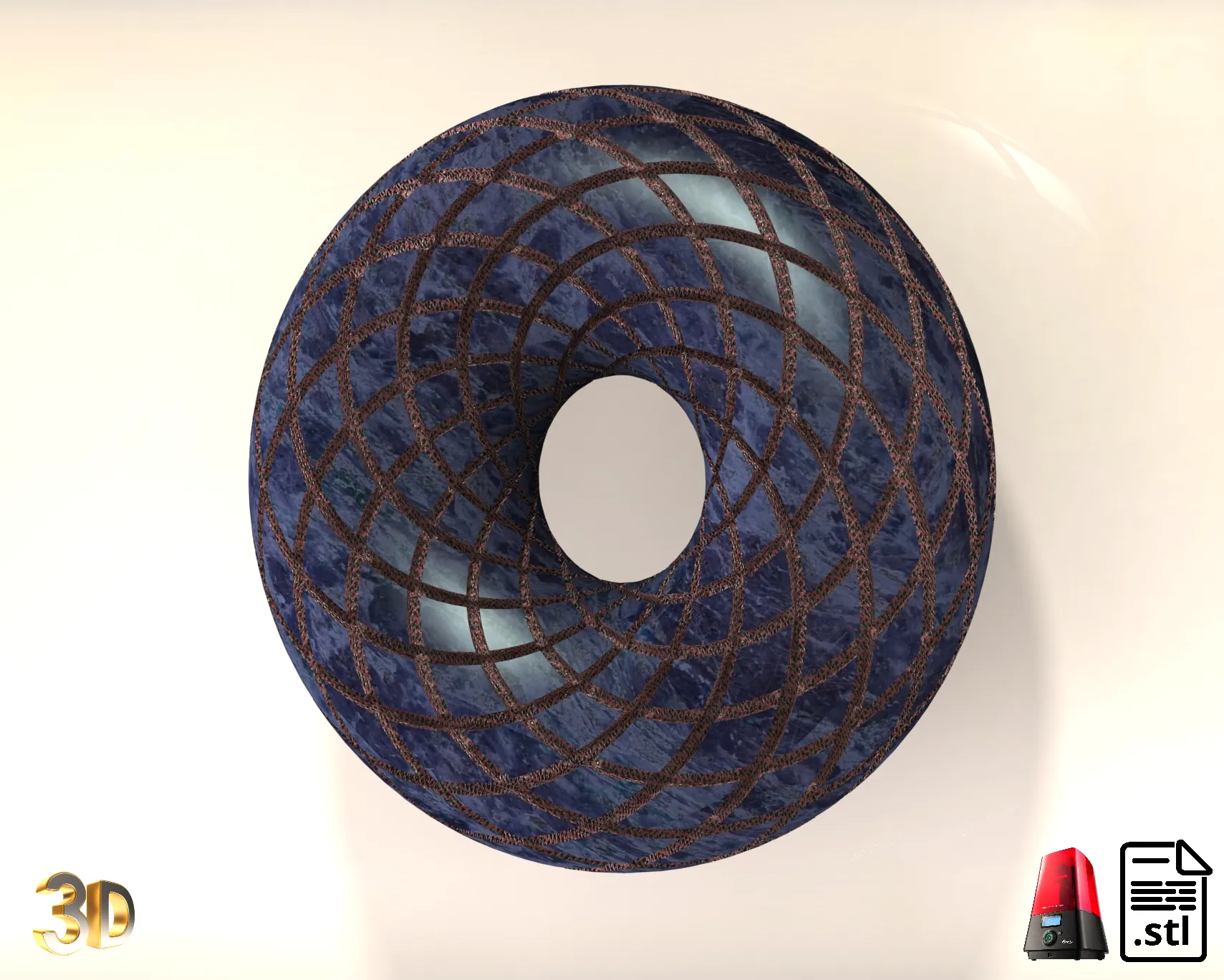 Rodin Coil TORUS .STL 190mm. x 70mm. Diameter Coil | iToroid
