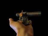 Functional Mini Cannon - Spring Design (not a gun)-9