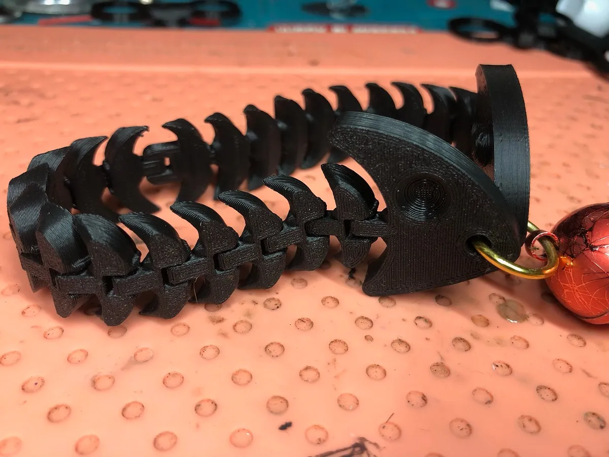 fish bone to cat collar