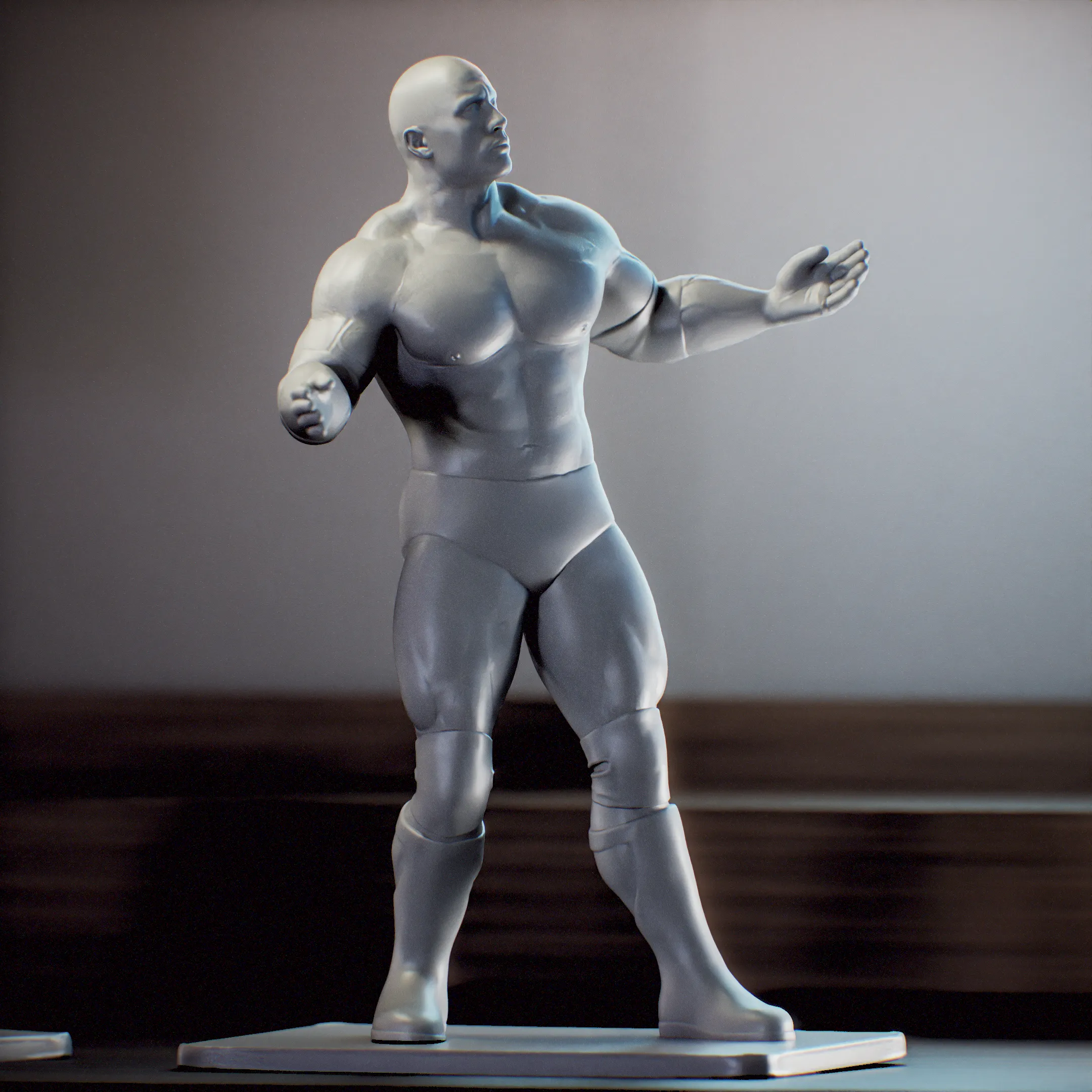 La Roca - The Rock Pose x 2 - WWE - Dwayne Johnson -