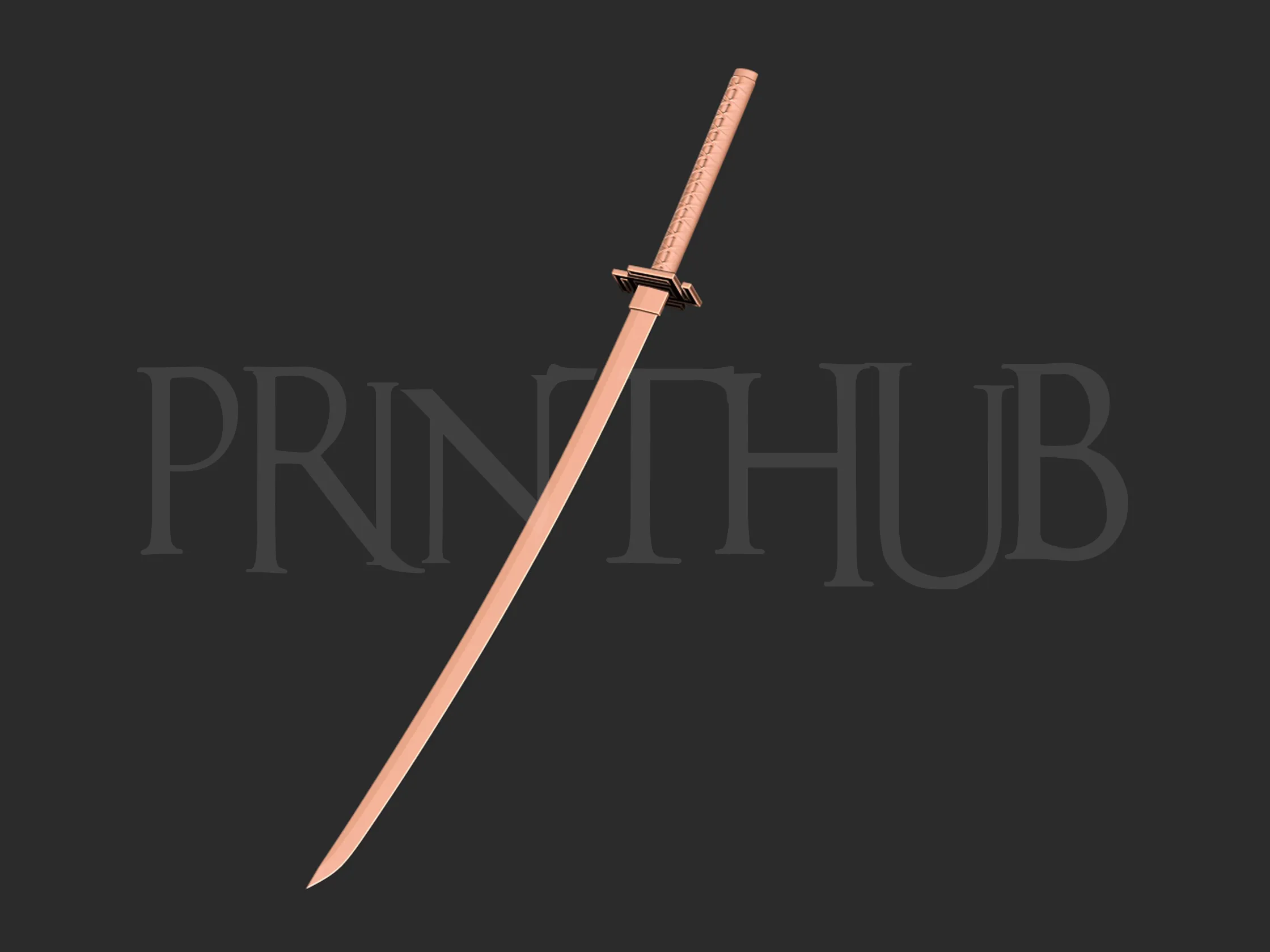 bleach ichigo katana modelo de impressão 3d
