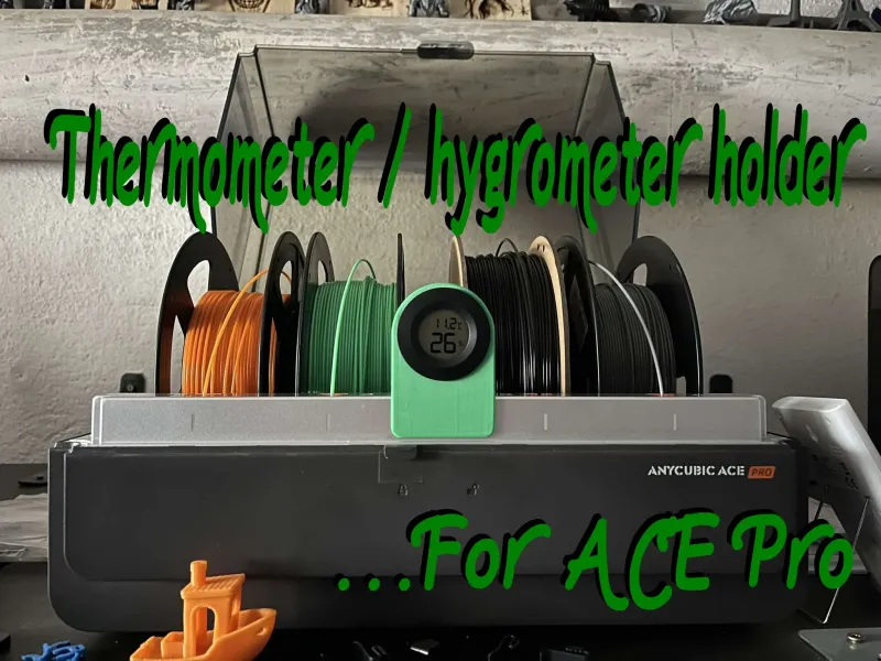 Soporte para termómetro / higrómetro para ACE pro (diámetro 41,5 mm