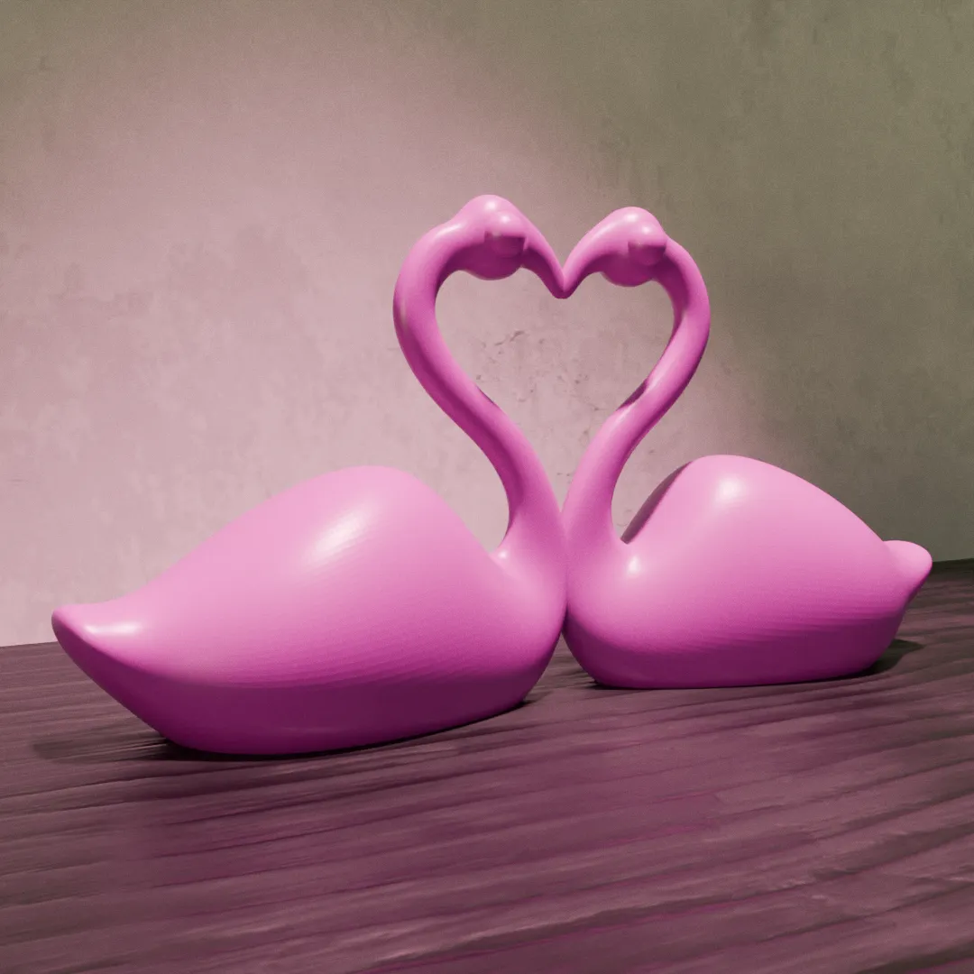 flamingos heart