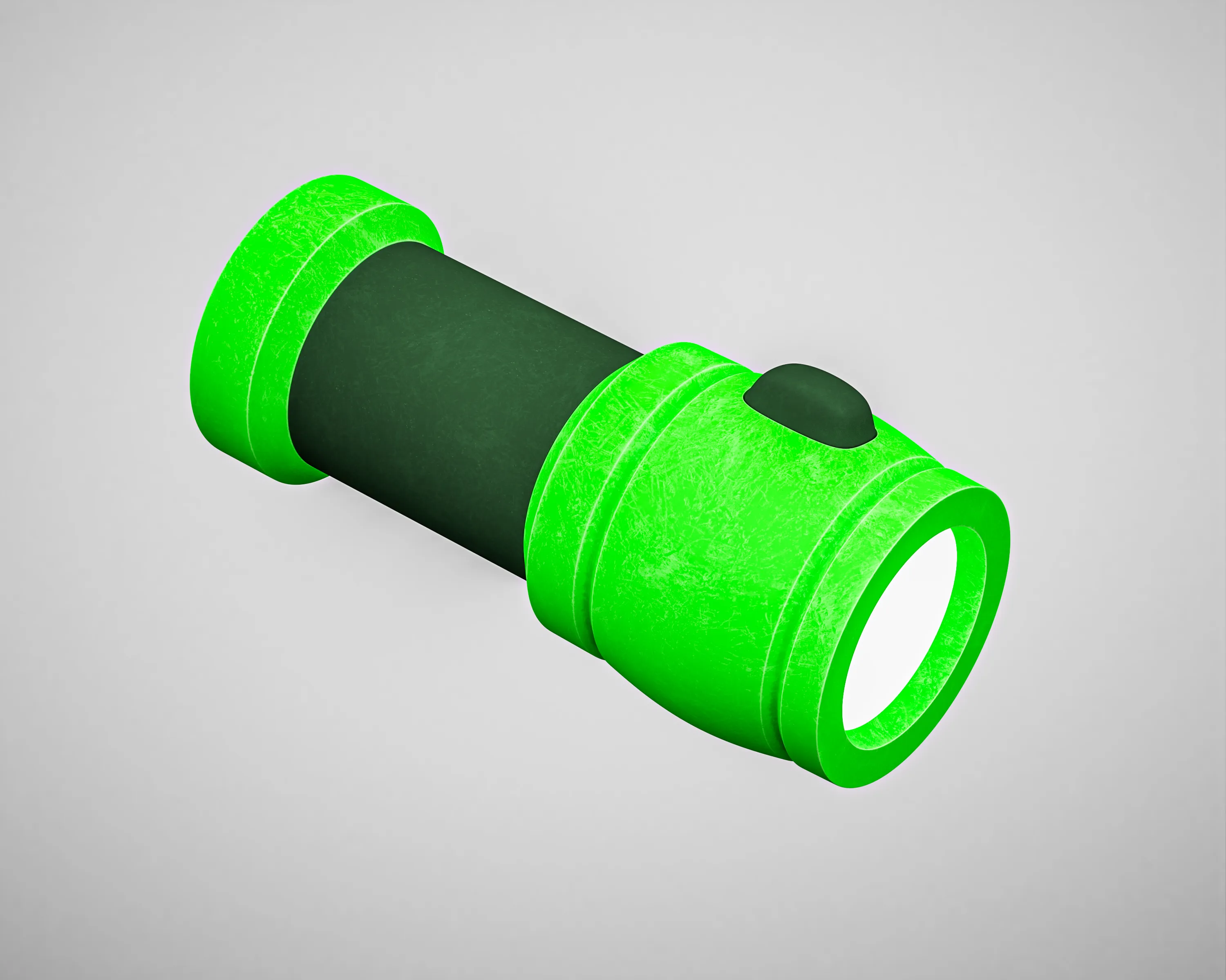 Lethal Company Flashlight - 3D Printable STL Model
