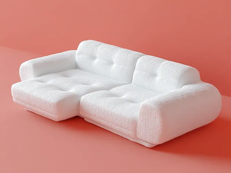 Organic Plush 2-Seater Sofa