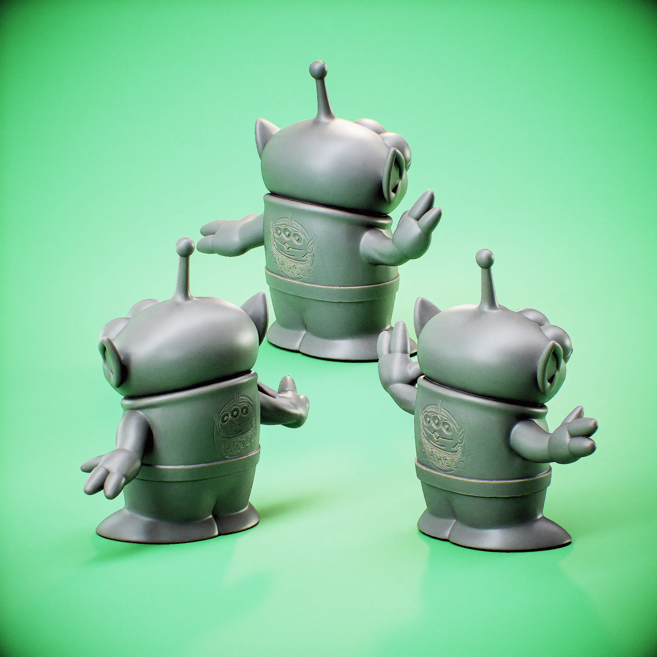 Toy Story - Aliens "La garra" - Alien The Claw" Pack x 3
