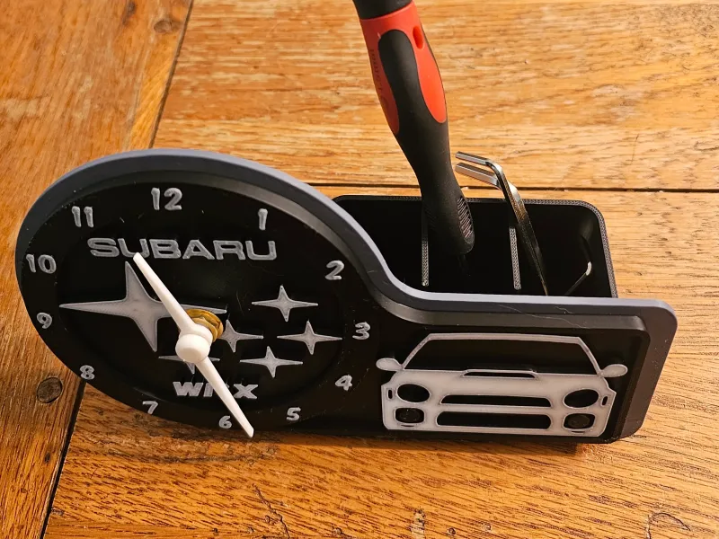 Subaru Bugeye Clock