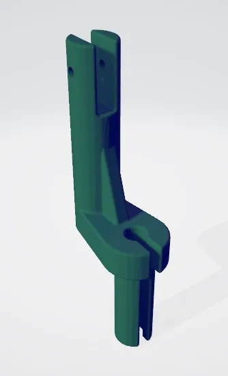 Vertical blind rod holder