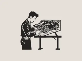 Mechanic's Dream: 3D Print Wall Art