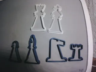 Chess cutouts