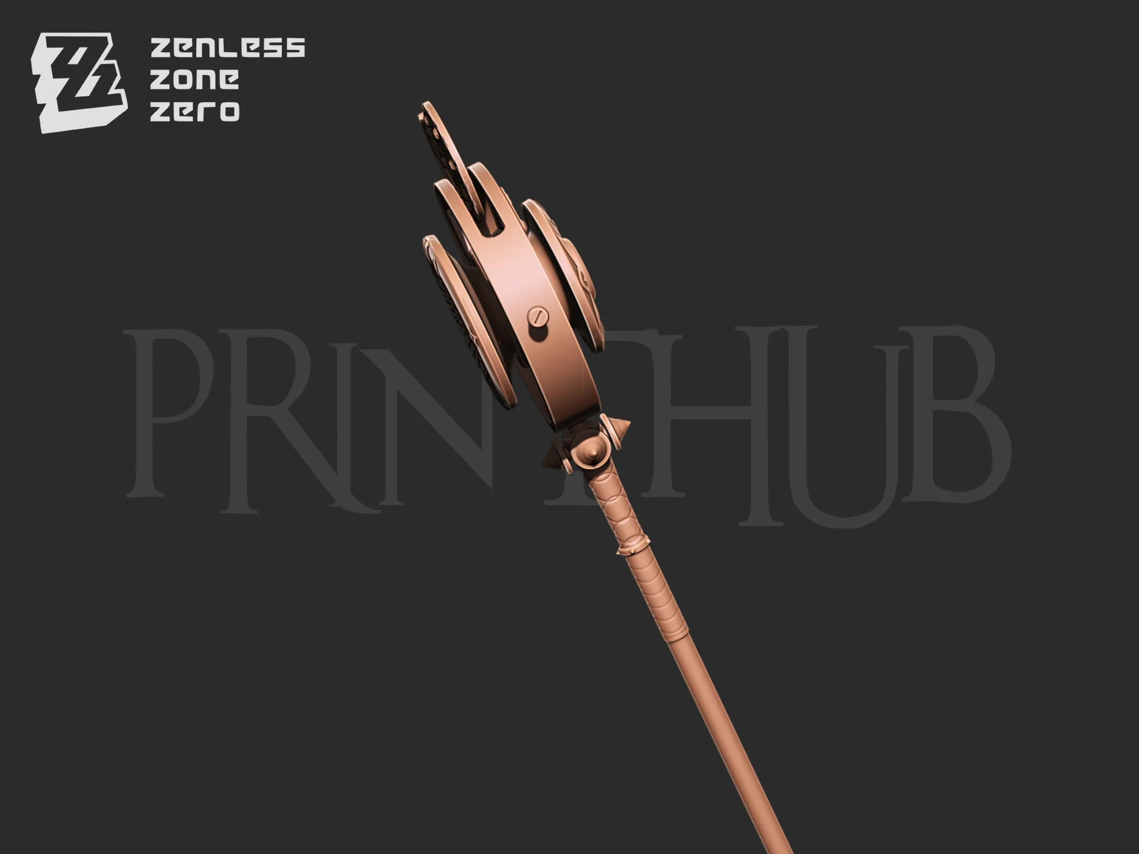 Astra Yao Microphone Staff From Zenless Zone Zero cosplay
