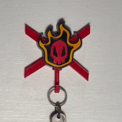 BLEACH X Emblem Key Holder Hanger  Gokon Tekko Emblem