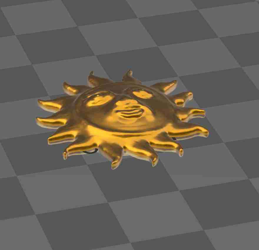 sun symbol | 3D models download | Creality Cloud