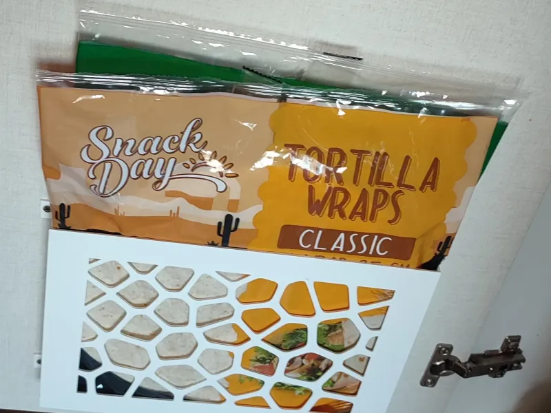 Soporte Voronoi para tortillas / Soporte para envases de tortillas