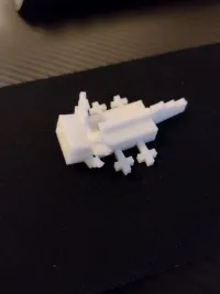 Axolotl - minecraft style-0