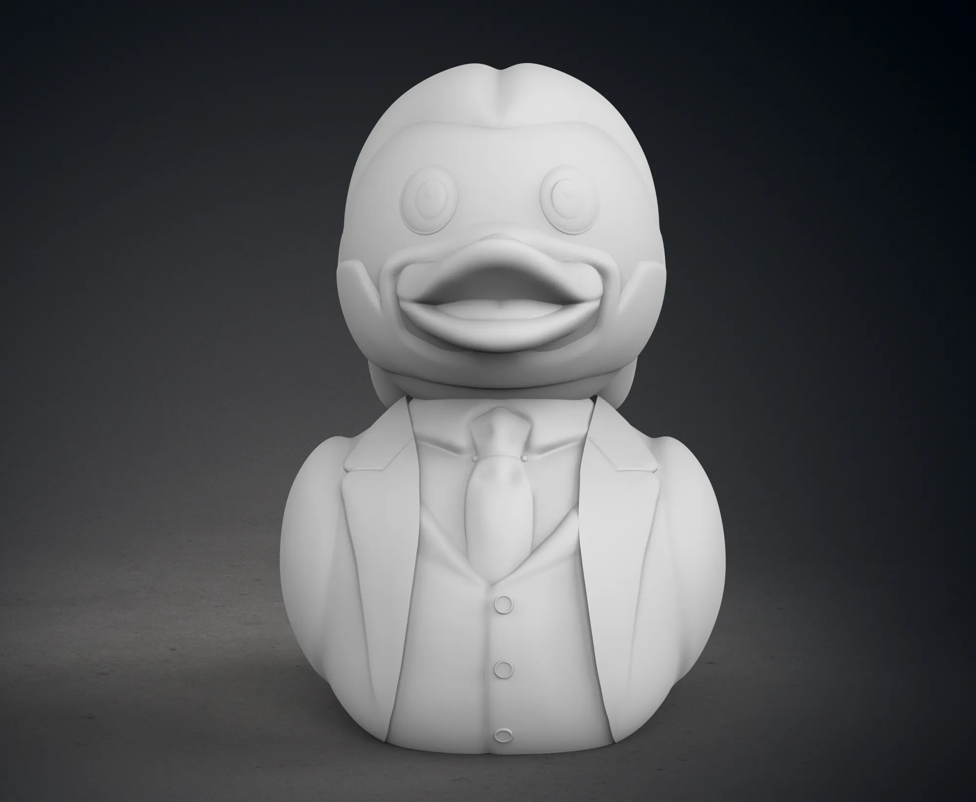 Cute John Wick Rubber Duck