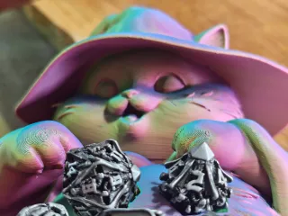 Cat Wizard Dice Holder
