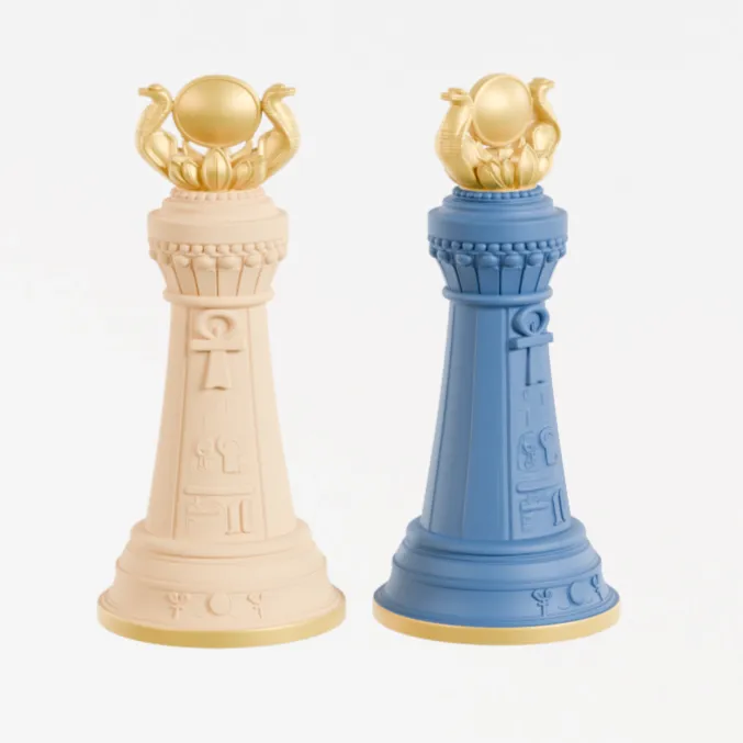 Set de Ajedrez Egipcio STL/3MF – Piezas temáticas Egipto-2