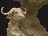 Buffalo Bust: A Majestic Tribute to Nature's Strength-1