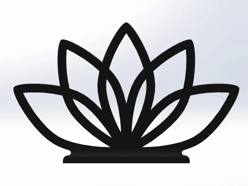 Elegant Lotus Napkin Holder