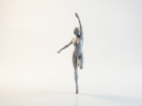 Ballerina Figurine Female Dance Statue 3D Printable-3