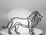 Lion Line Art-1