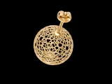 Round jali Ear Studs-4