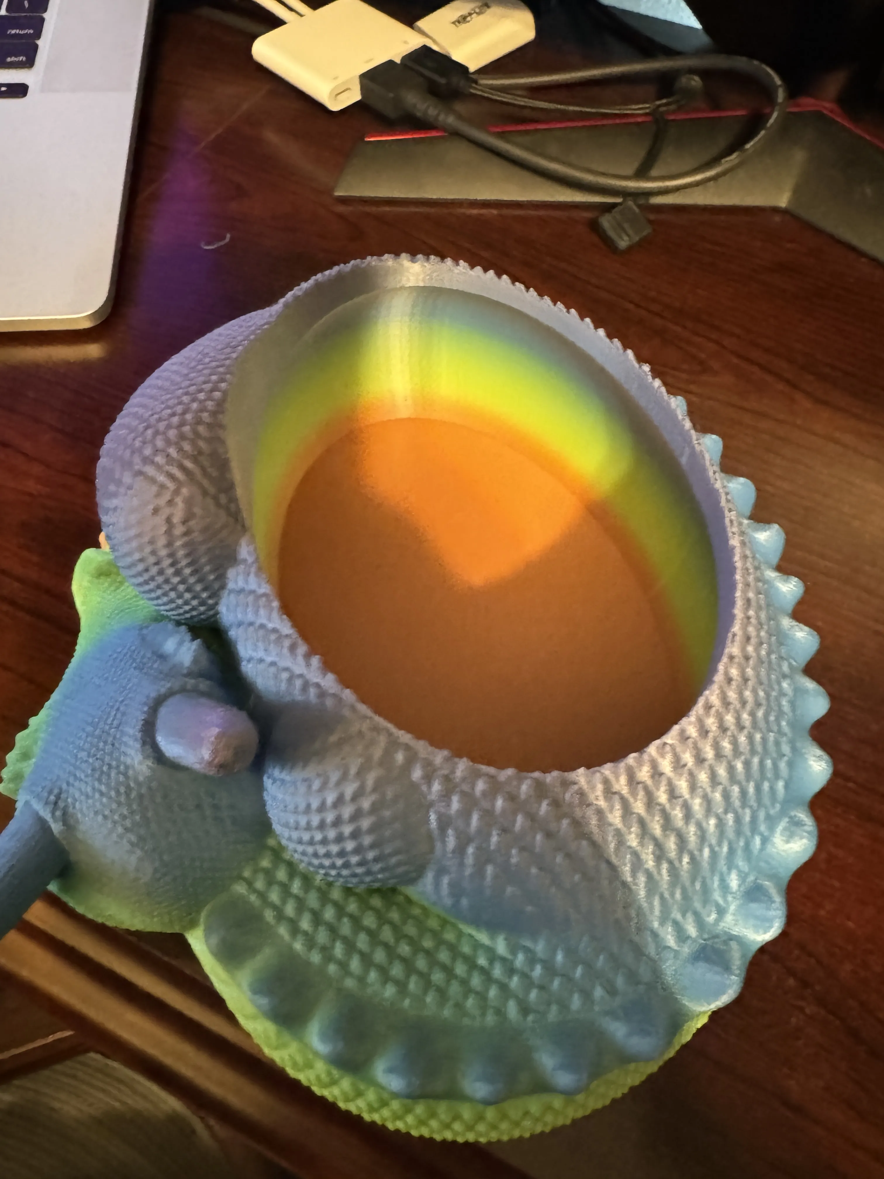 SLEEPY DRAGON CANDY BOWL / PLANTER - NO SUPPORTS-1