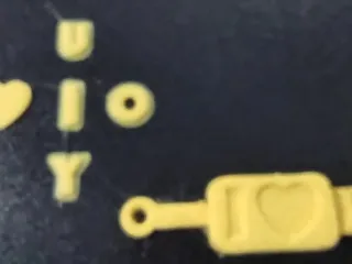I LOVE YOU Keychain | Print-In-Place