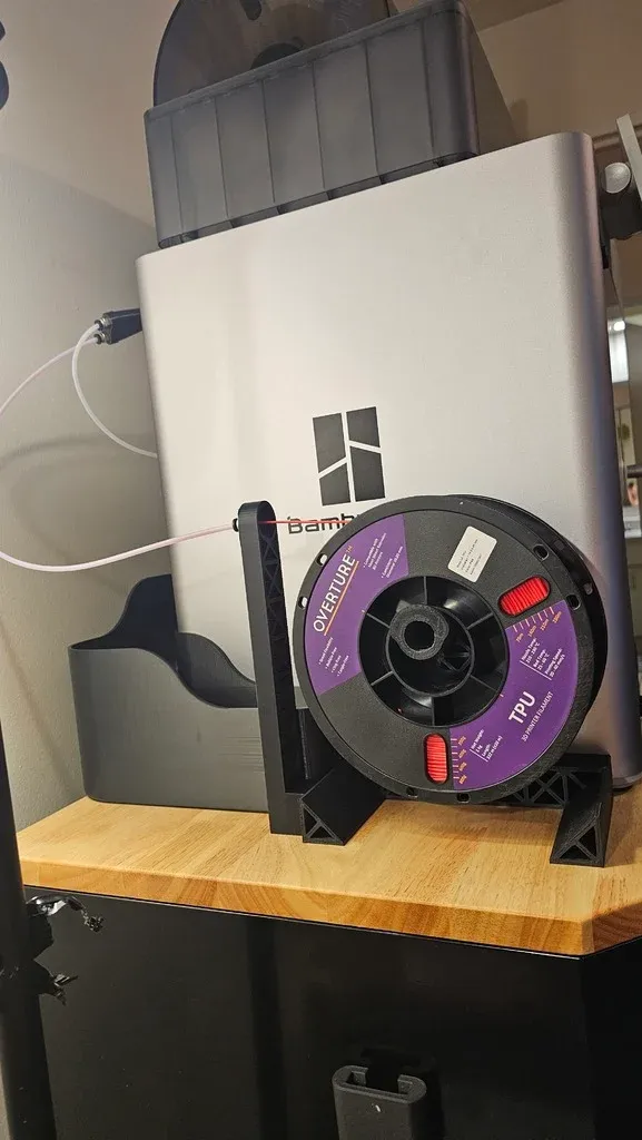 External Spool Holder with optional PTFE tube holder