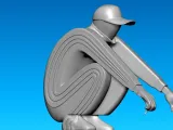 Boy with hat statue - 3D print-1
