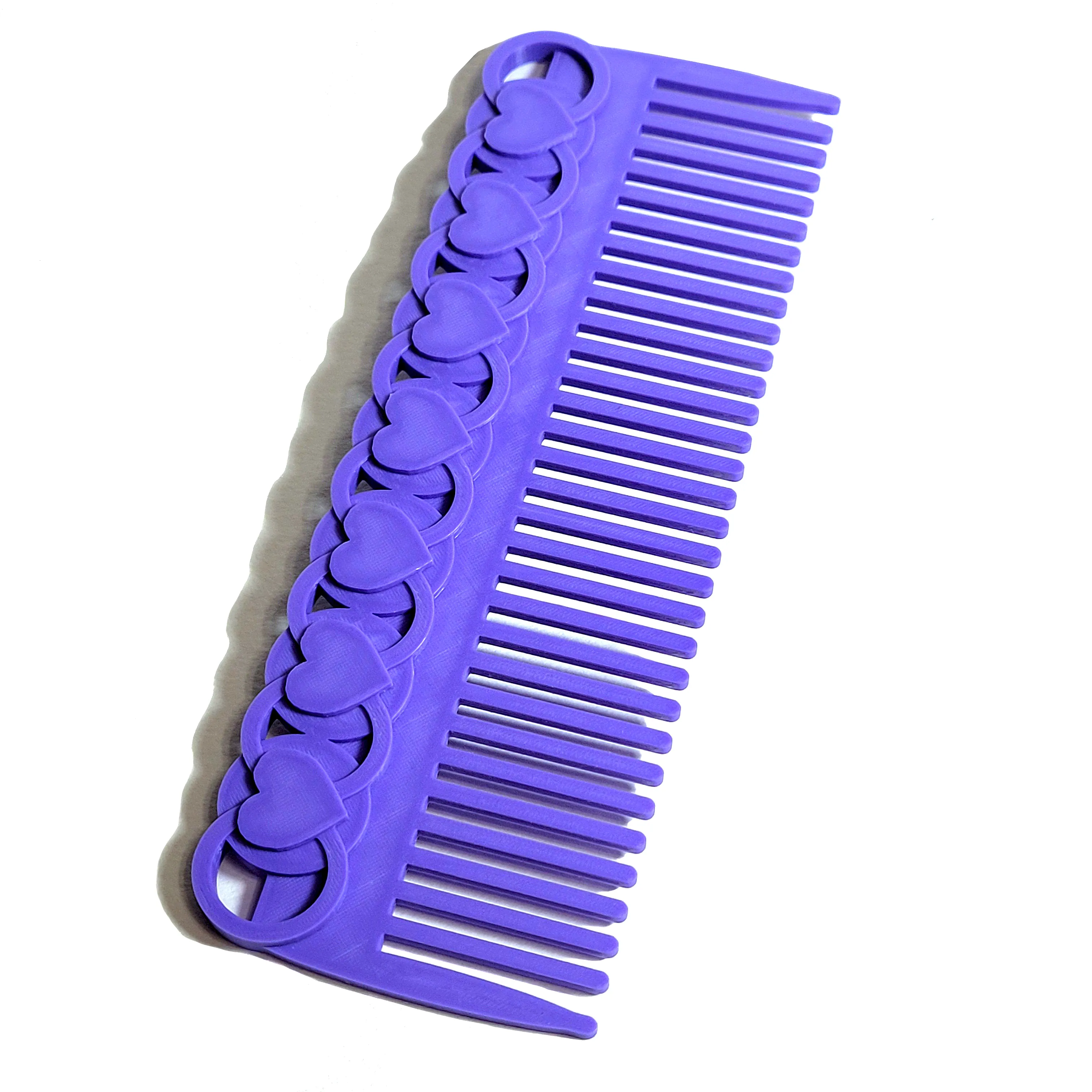 Penteado com corações e anéis - Fofo e romântico Impressão 3D .STL