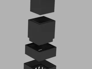 K1 Max large charcoal filter with fan
