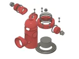 Fire hydrant bird house - Casa uccellini a forma di idrante-2