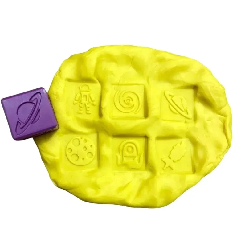 Cubo educativo de IMPRESIÓN DEL ESPACIO/UNIVERSO para juego sensorial