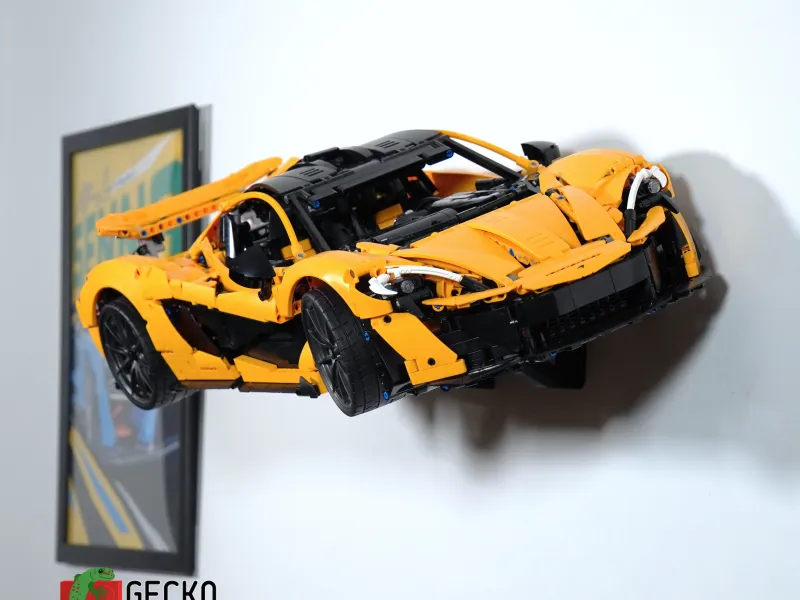 Muurbevestiging voor LEGO Technic McLaren P1 42172 Gecko Bricks