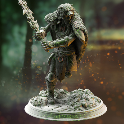 Druidic Barbarian - Aloxian
