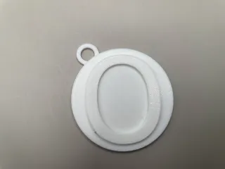 Letter "O" Key ring