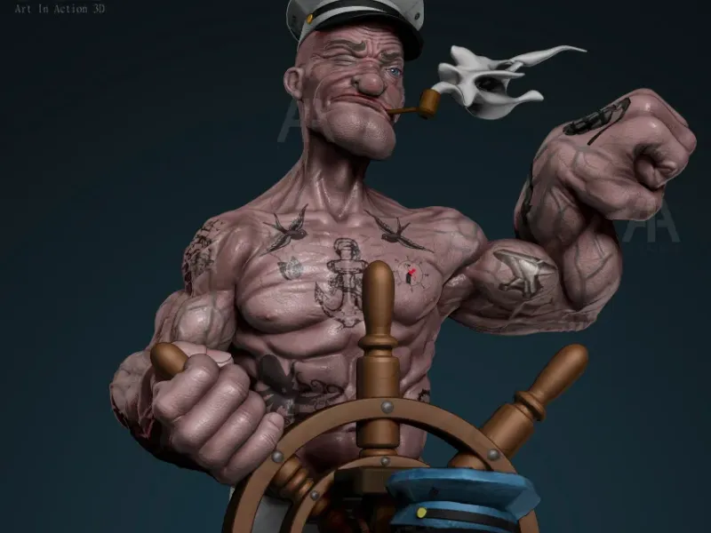 Popeye Badass (funart)