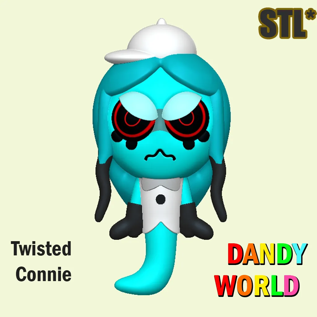 Dandy’s World Twisted Connie STL 3D Character Fanart