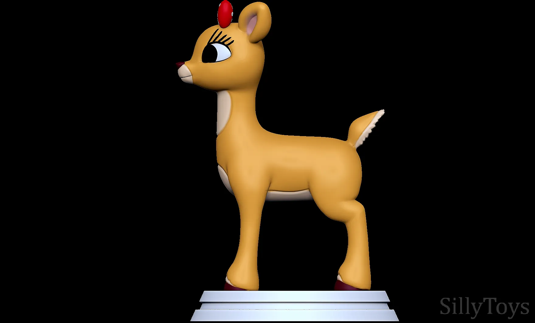 Clarice Rudolf Characters & Creatures STL Download - Clarice - rudolph the red nosed ...