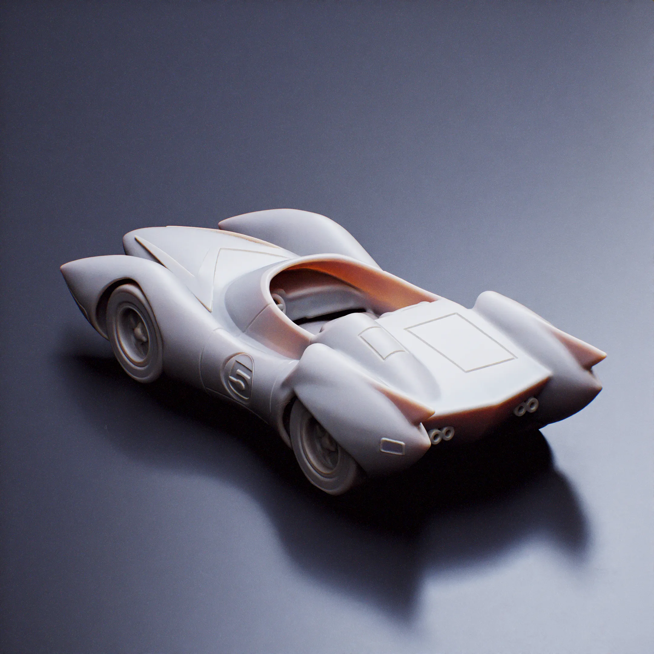 Mach 5 - Speed Racer Car - Print by parts