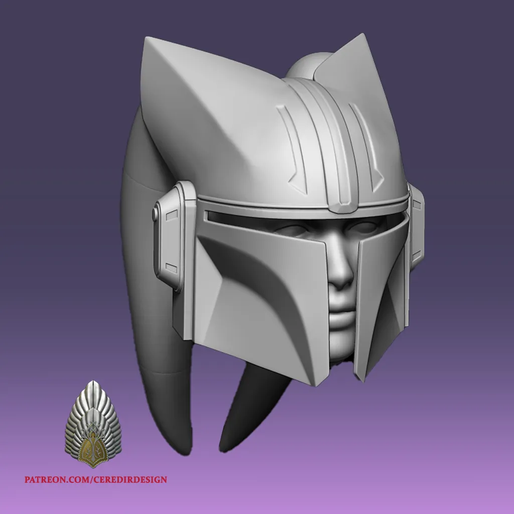 Fashion stl download mandalorian ryloth twilek helmet 3d digital