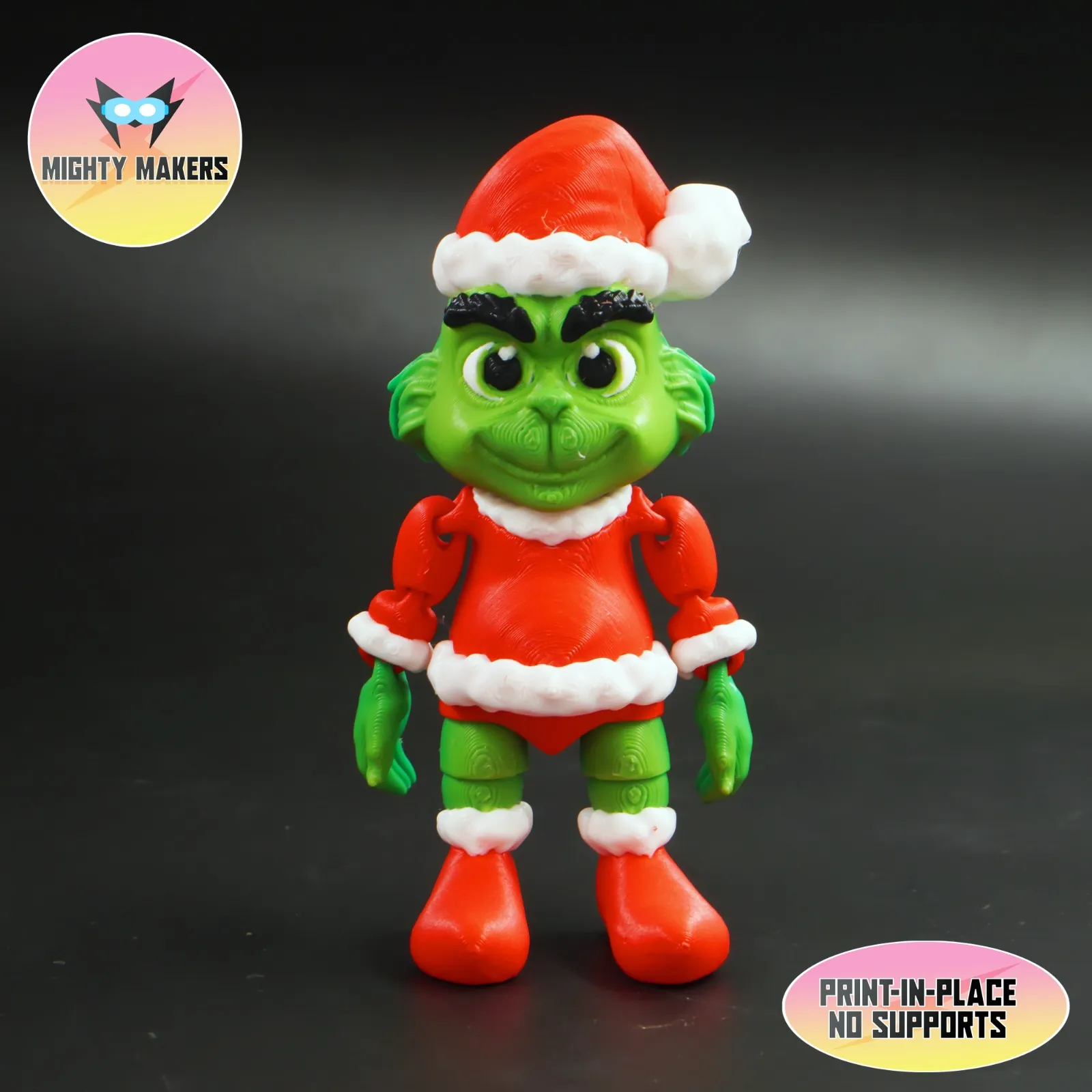 PRINT IN PLACE FLEXI GRINCH