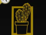Cactus - Silhouette - 2D Wall Art Decor-0