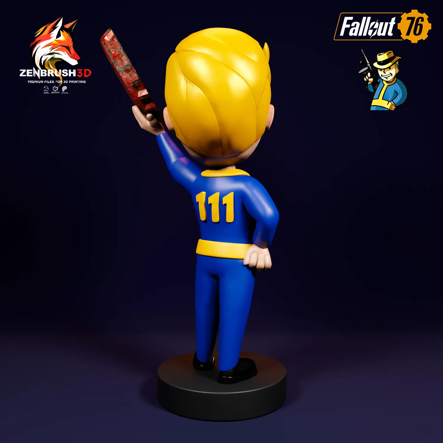 BOBBLEHEAD PACK 2 - FALLOUT 3D PRINTING - STL