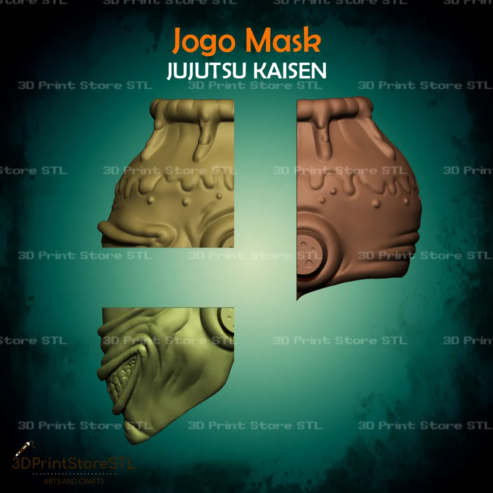 Jogo Mask Cosplay Jujutsu Kaisen - STL File