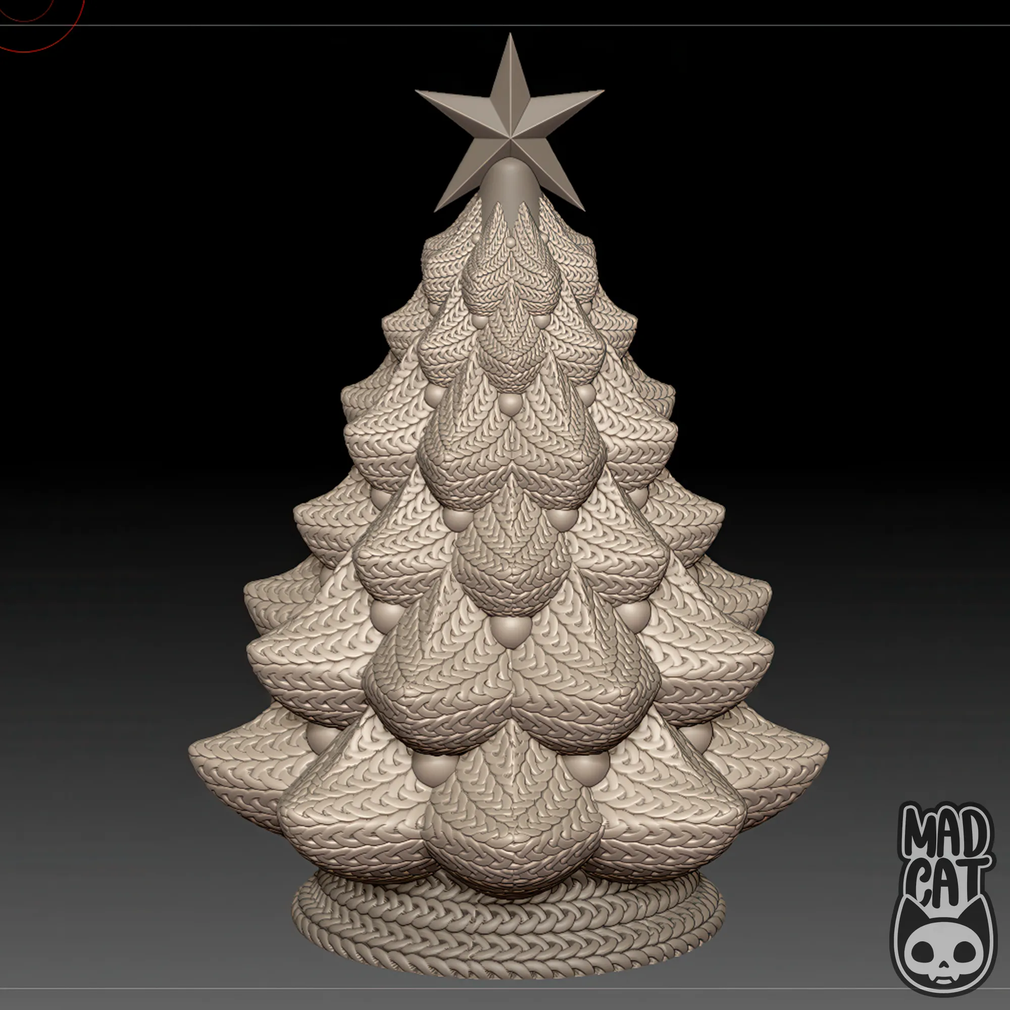 Knitted Christmas Tree